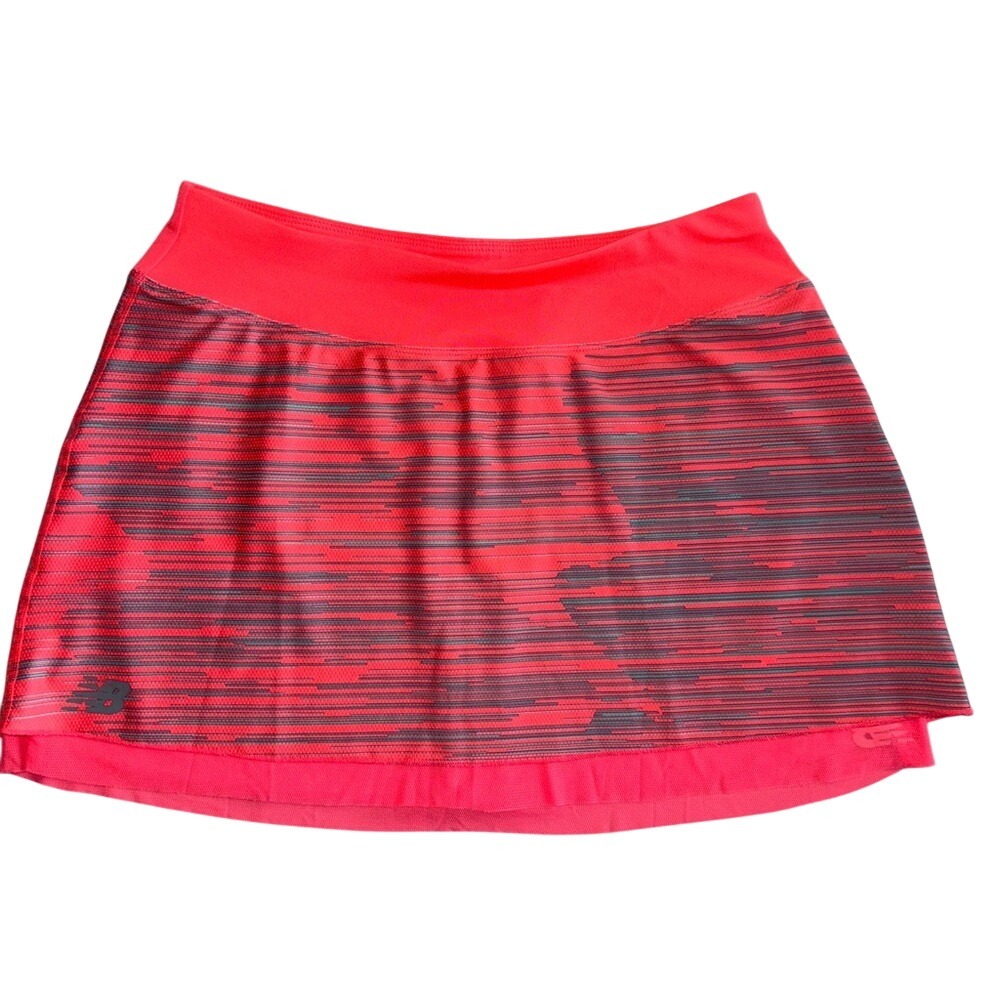 New Balance Pink and Gray Skater Mini Skirt‎